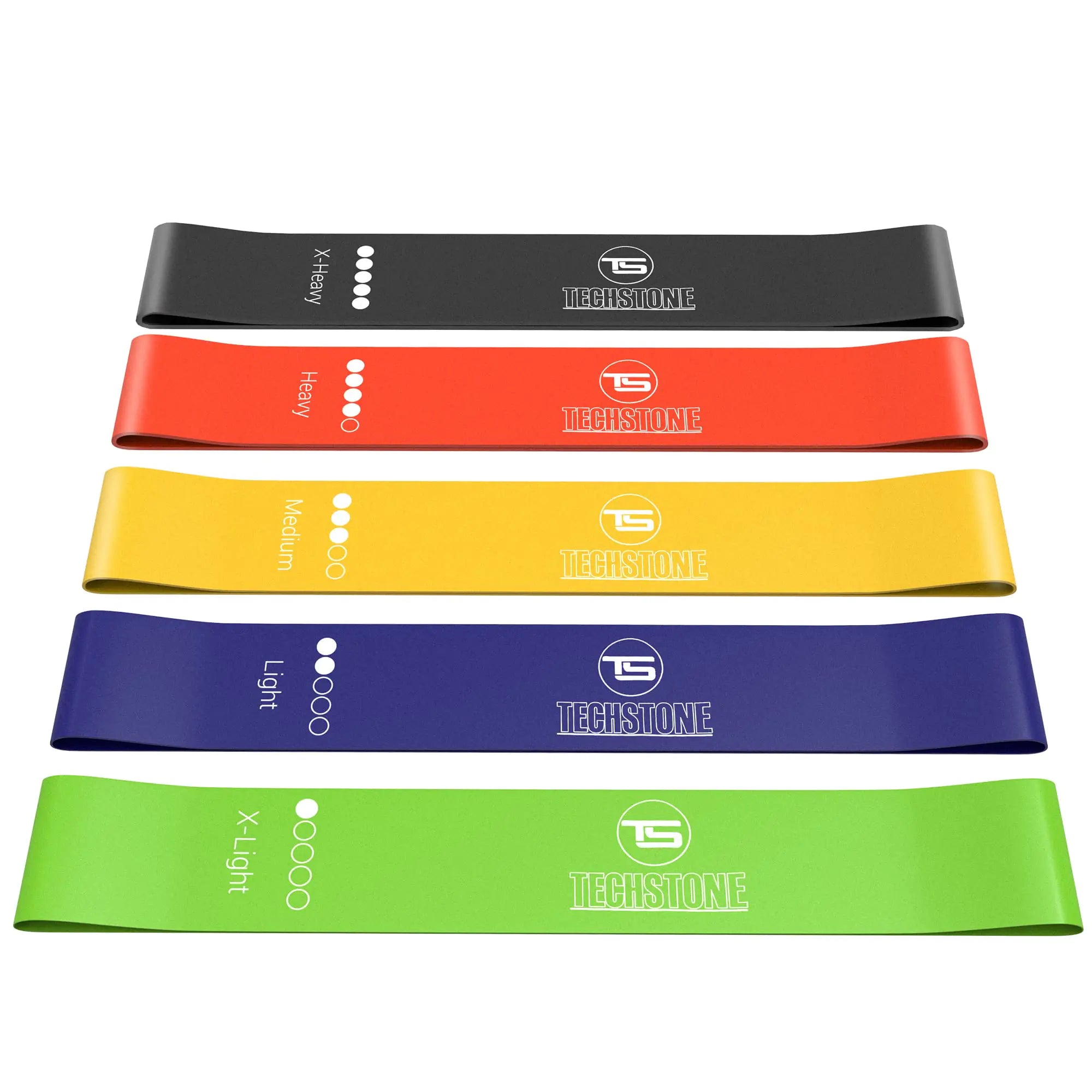 FlexFit Resistance Bands 5-Pack with Carrying Bag