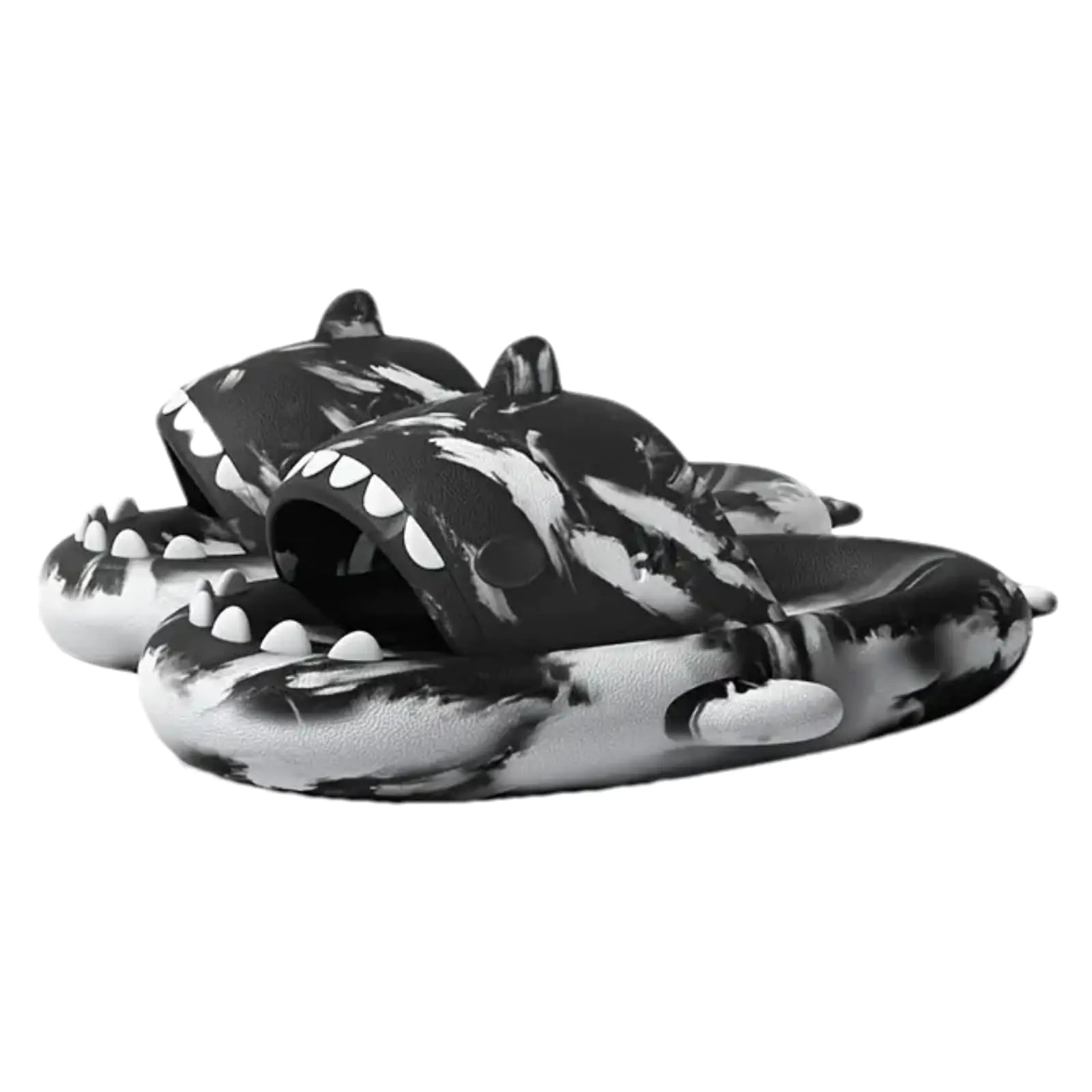 Allgala Shark Slides – Soft Cushioned Open-Toe Sandals for Men & Women, Comfortable Shark Slippers for Beach & Pool
