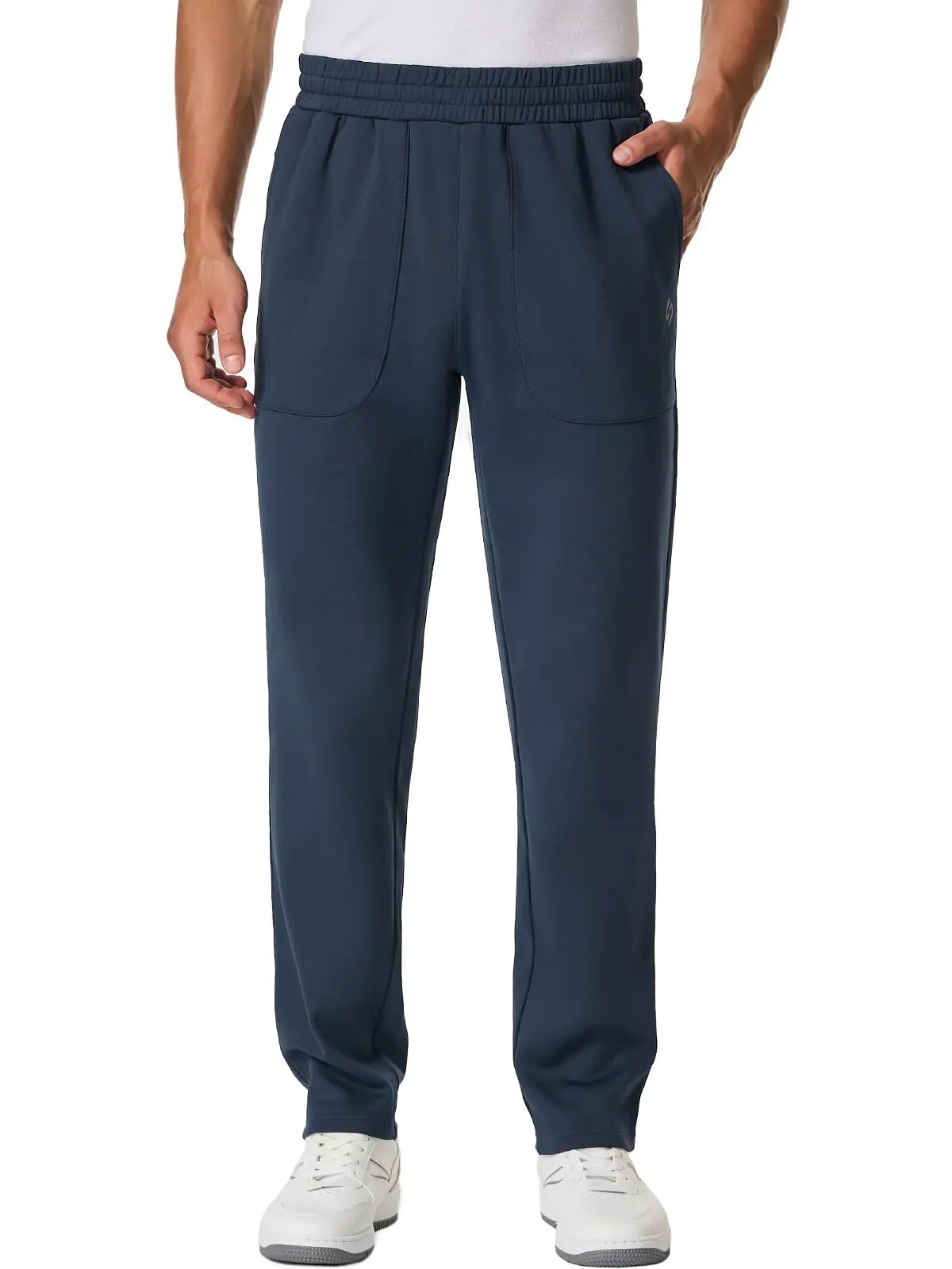 Men's Water-Resistant Fleece Joggers with Pockets
